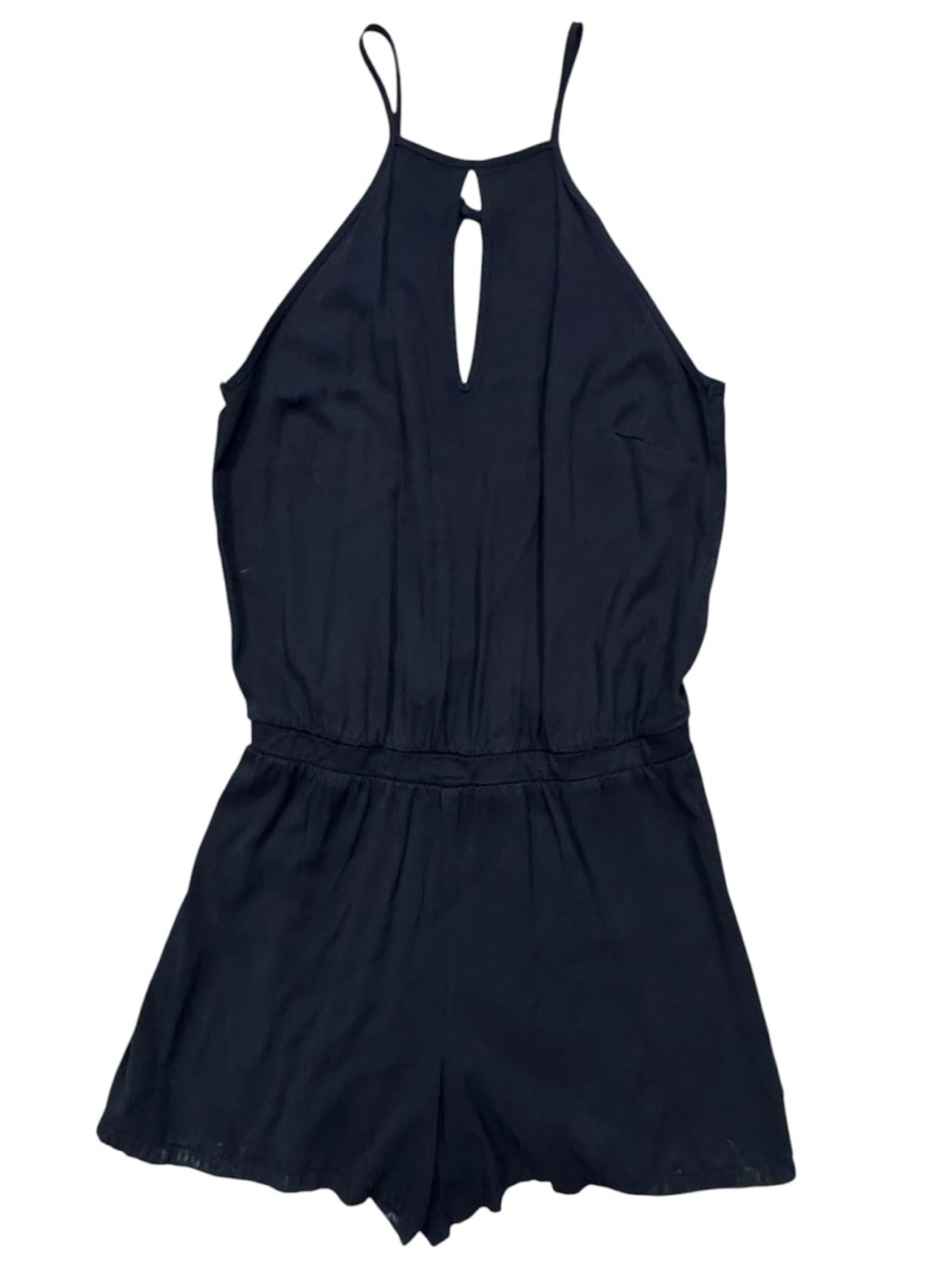 NEW! Project Social T Los Angeles Black Keyhole Romper - Size Small